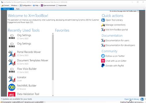 xrmtoolbox download for d365.